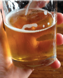 I almost finished it before i had the presence of mind to snap a pic. It's that good and the Riwakan hops yield a flavor you're only gonna find at Cellarmaker. 